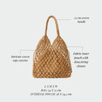 BREEZE Straw Bag - SAND