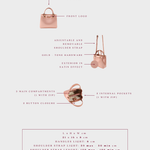 MARGOT SMALL Handbag 30.05 LE - SATIN PINK - PRE-ORDER