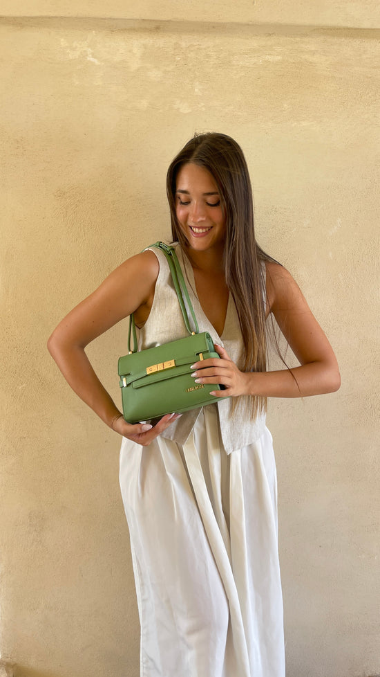 Borsa a spalla GRACE SPALLA - VERDE PRATO