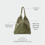 BREEZE Straw Bag - GREEN
