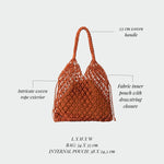 BREEZE Straw Bag - RED