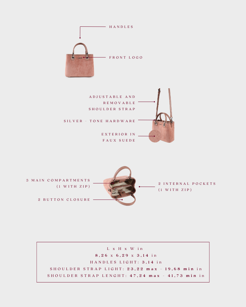 Borsa a mano MARGOT SMALL 30.05 LE - COCOA PINK - PREVENDITA