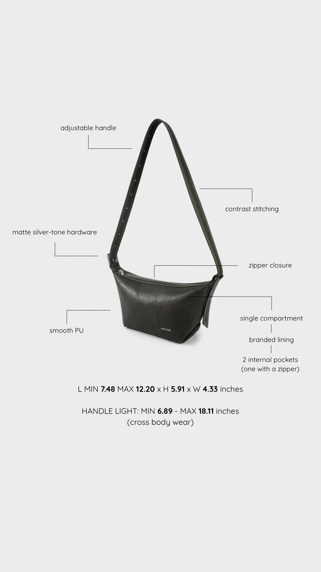 Borsa a spalla DANI- GREEN