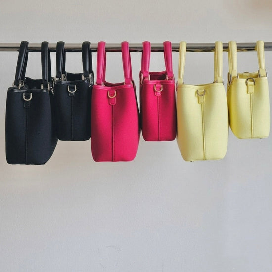 Bolso de mano MARGOT BIG CANVAS LE - AMARILLO LIMÓN
