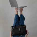 MEGAN Handbag - DARK BROWN ESPRESSO