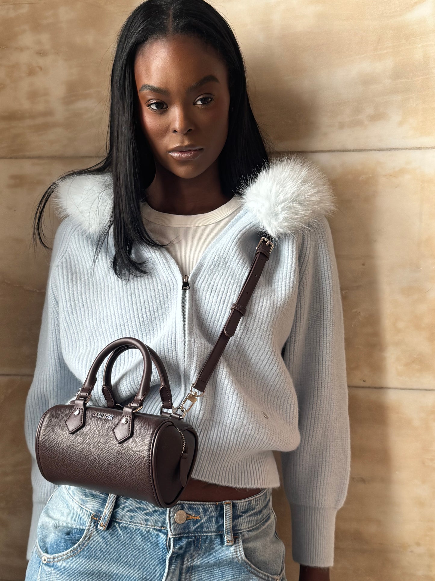 Borsa a mano Bauletto EROS - CHOCOLATE