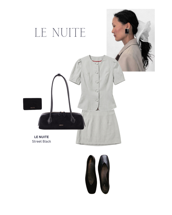 Borsa a spalla LE NUITE - STREET BLACK