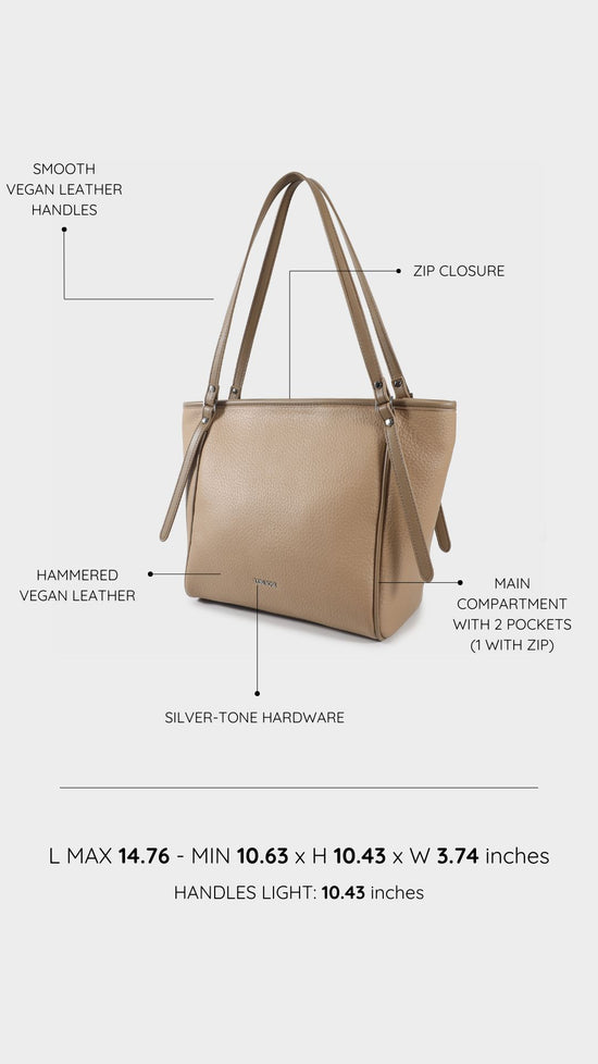Borsa a spalla CRI - BEIGE