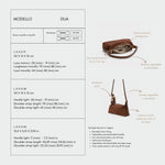 Borsa a spalla DUA - CHOCOLATE