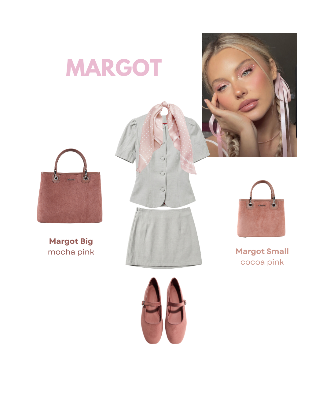 Borsa a mano MARGOT SMALL 30.05 LE - COCOA PINK - PREVENDITA