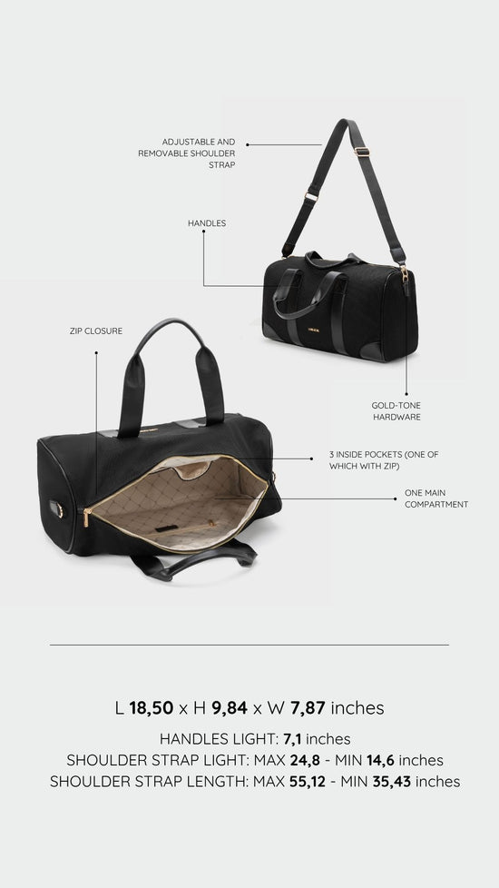 Travel Bag NIGIRI - BLACK