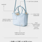 Bolso de mano RYLEE - AZUL CLARO
