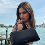 Borsa a mano PEARL- BLACK SILVER