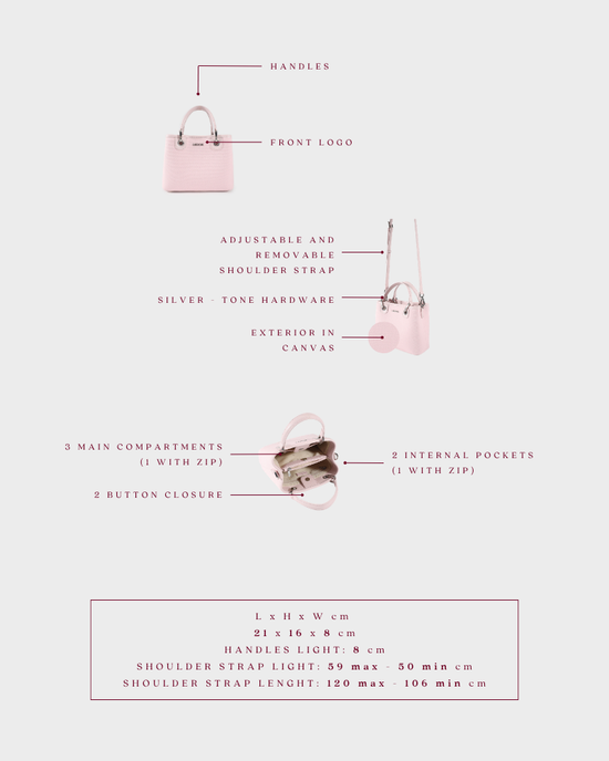 Borsa a mano MARGOT SMALL 30.05 LE - BRIGHT PINK - PREVENDITA