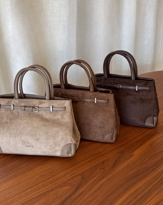 Borsa a mano MINA - CHOCOLATE