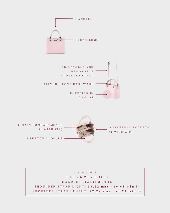 Borsa a mano MARGOT SMALL 30.05 LE - BRIGHT PINK - PREVENDITA