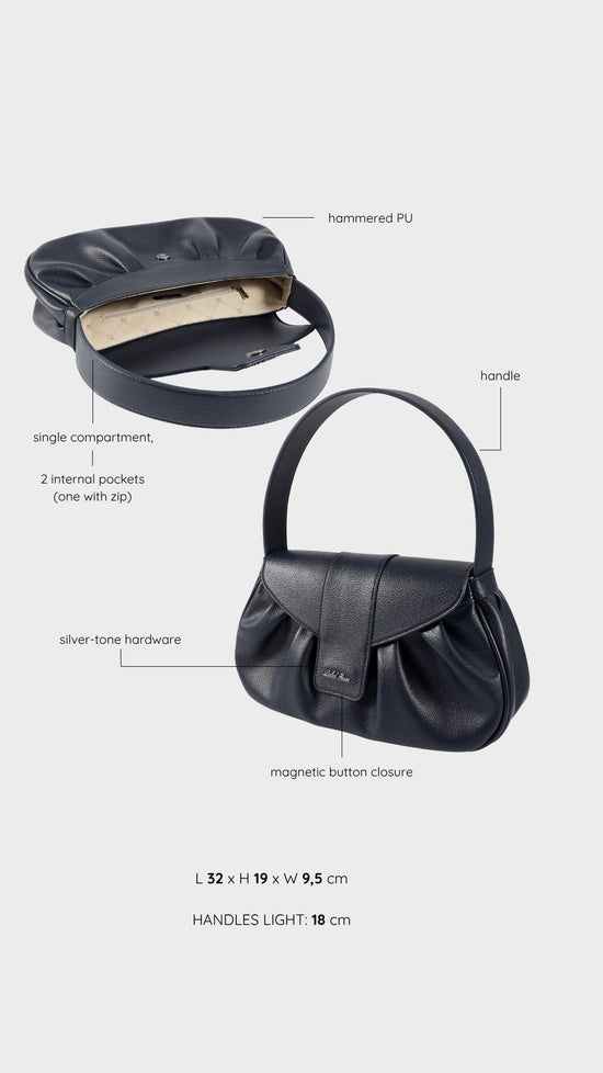 Borsa a mano MARIGOLD - DARK BLUE