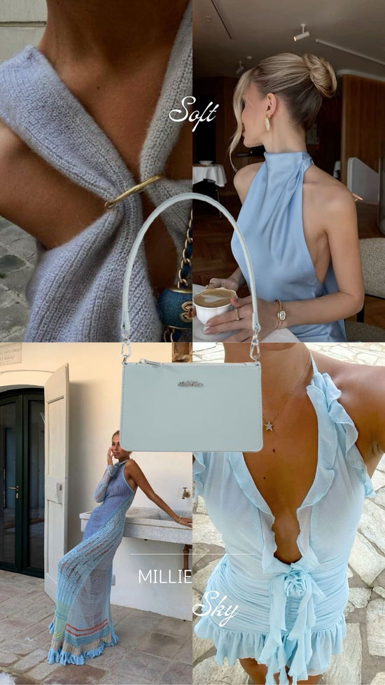 Borsa a spalla MILLIE - SKY