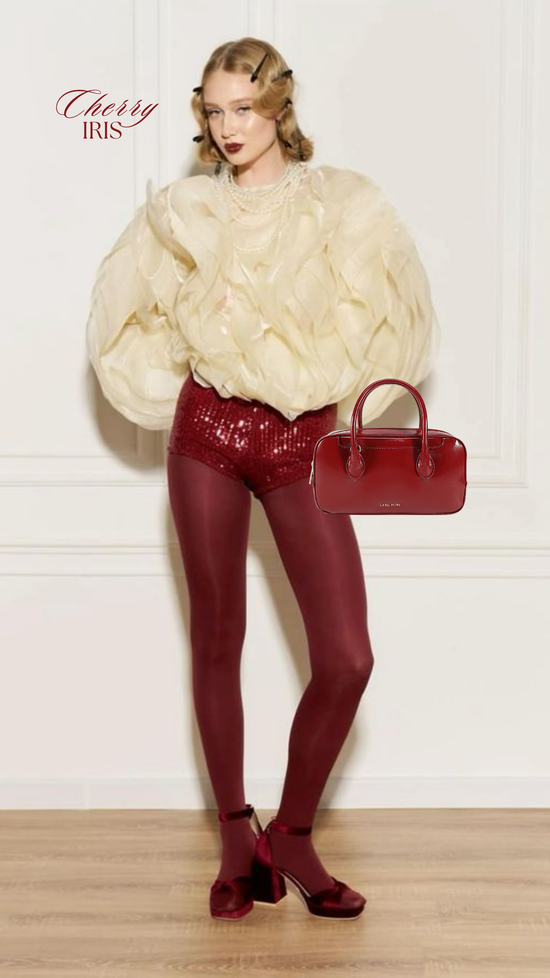 Borsa a mano IRIS - CHERRY