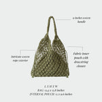 BREEZE Straw Bag - GREEN