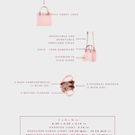 MARGOT SMALL Handbag 30.05 LE - POWDER PINK - PRESALE