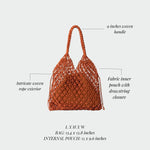 BREEZE Straw Bag - RED