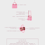 Bolso de mano MARGOT SMALL 30.05 LE - COOL PINK - PREVENTA