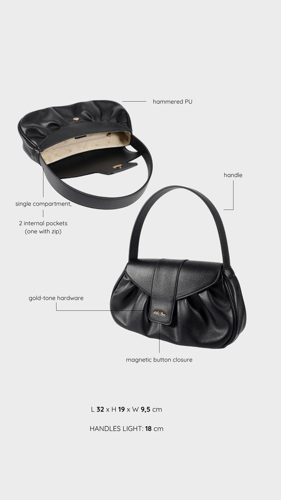 Borsa a mano MARIGOLD - BLACK