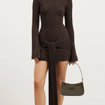 EMMA VERNICE shoulder bag - OLIVE
