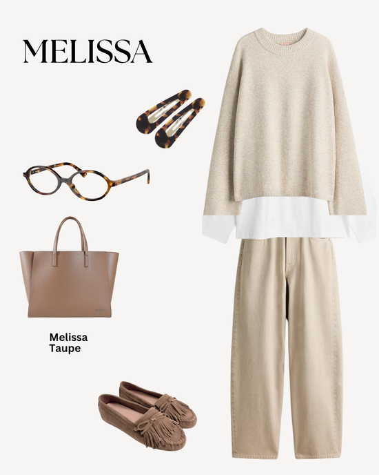 Borsa a mano MELISSA - TAUPE