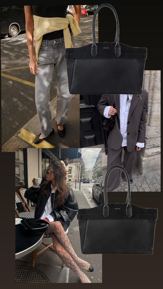 Borsa a spalla MAEVE - BLACK SILVER