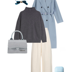 Bolso mini PAIGE MINI LE - AZUL CLARO