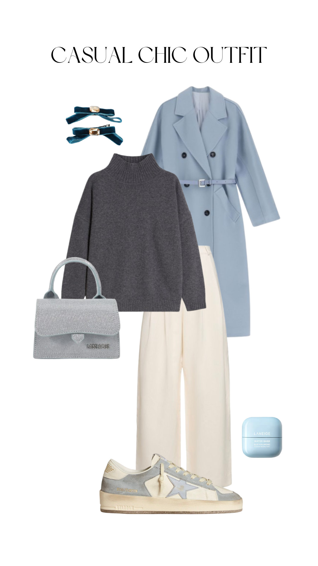 Bolso mini PAIGE MINI LE - AZUL CLARO