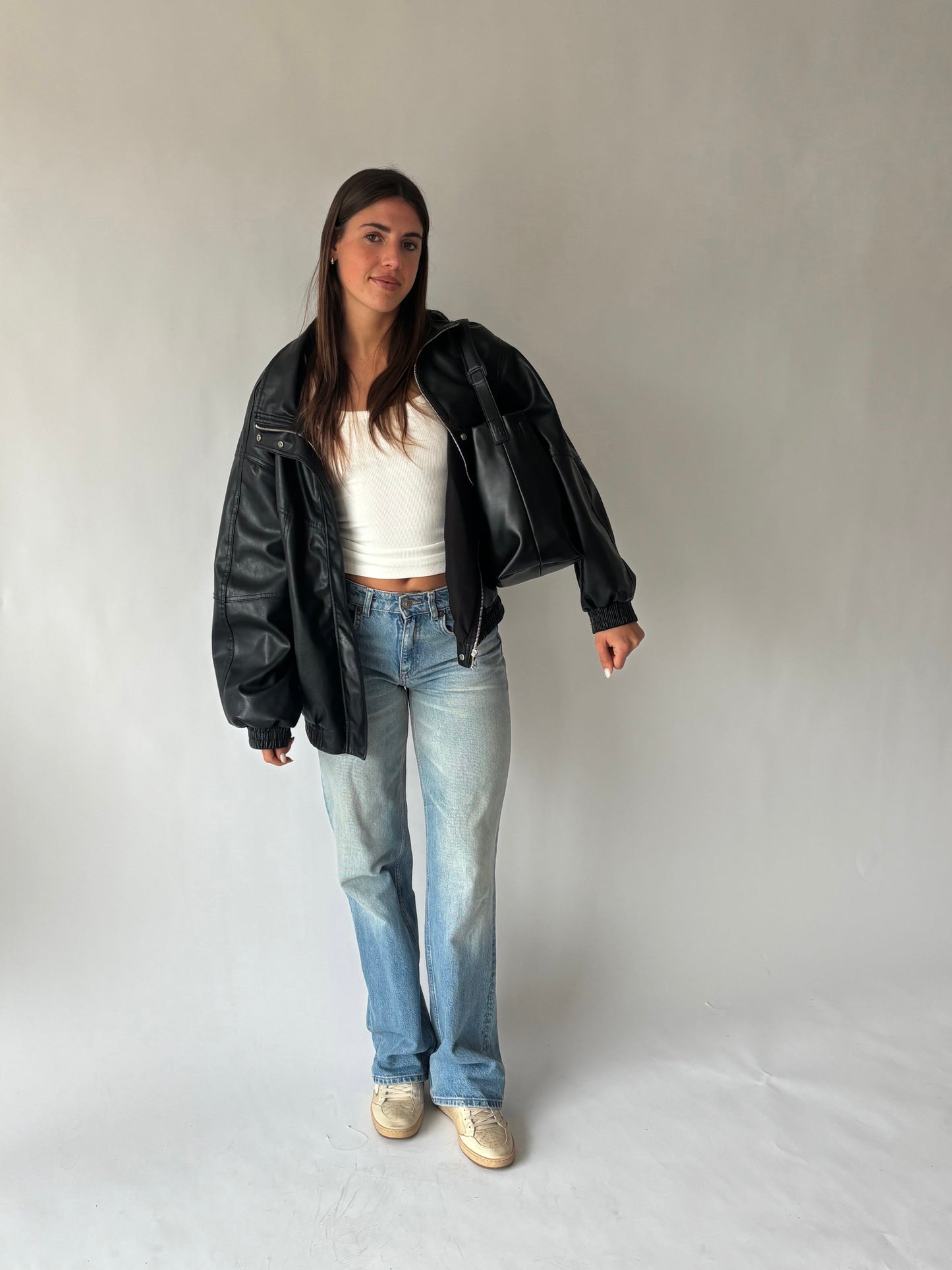 Shopper bag RUBY - BLACK SILVER