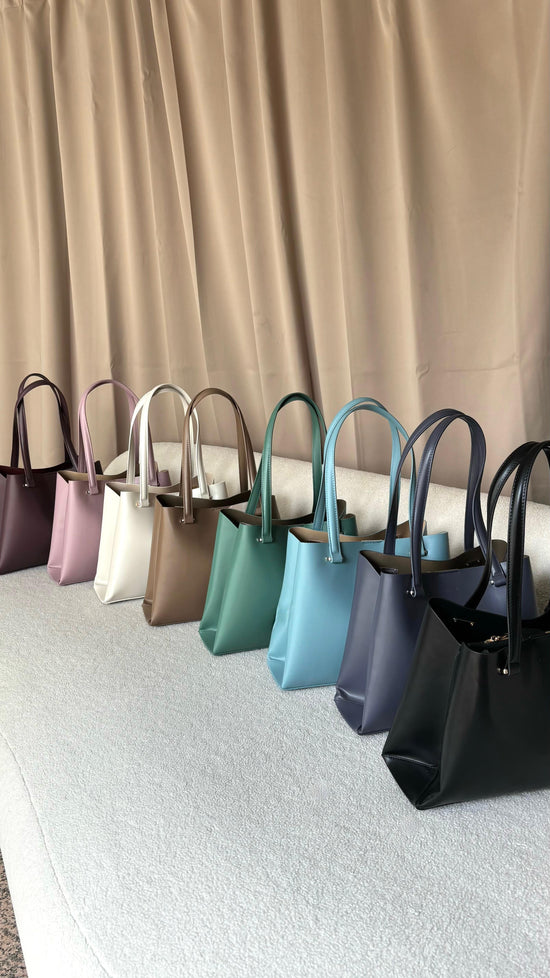 Bolso de compras ANGIE - AZUL CLARO