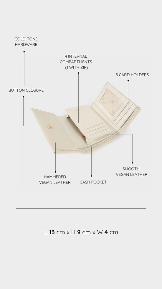 Portafoglio CRI WALLET - CREAM