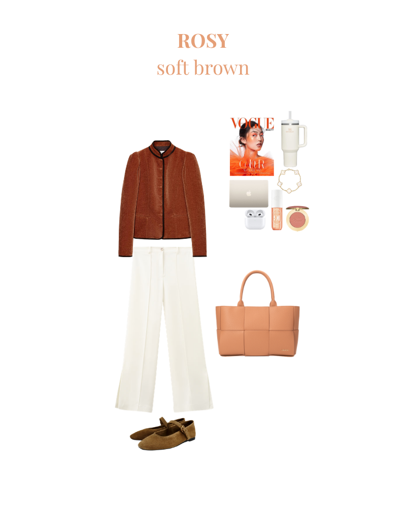 Borsa a mano ROSY - SOFT BROWN
