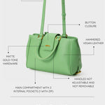 Borsa a mano CASSIDY BIG - GREEN
