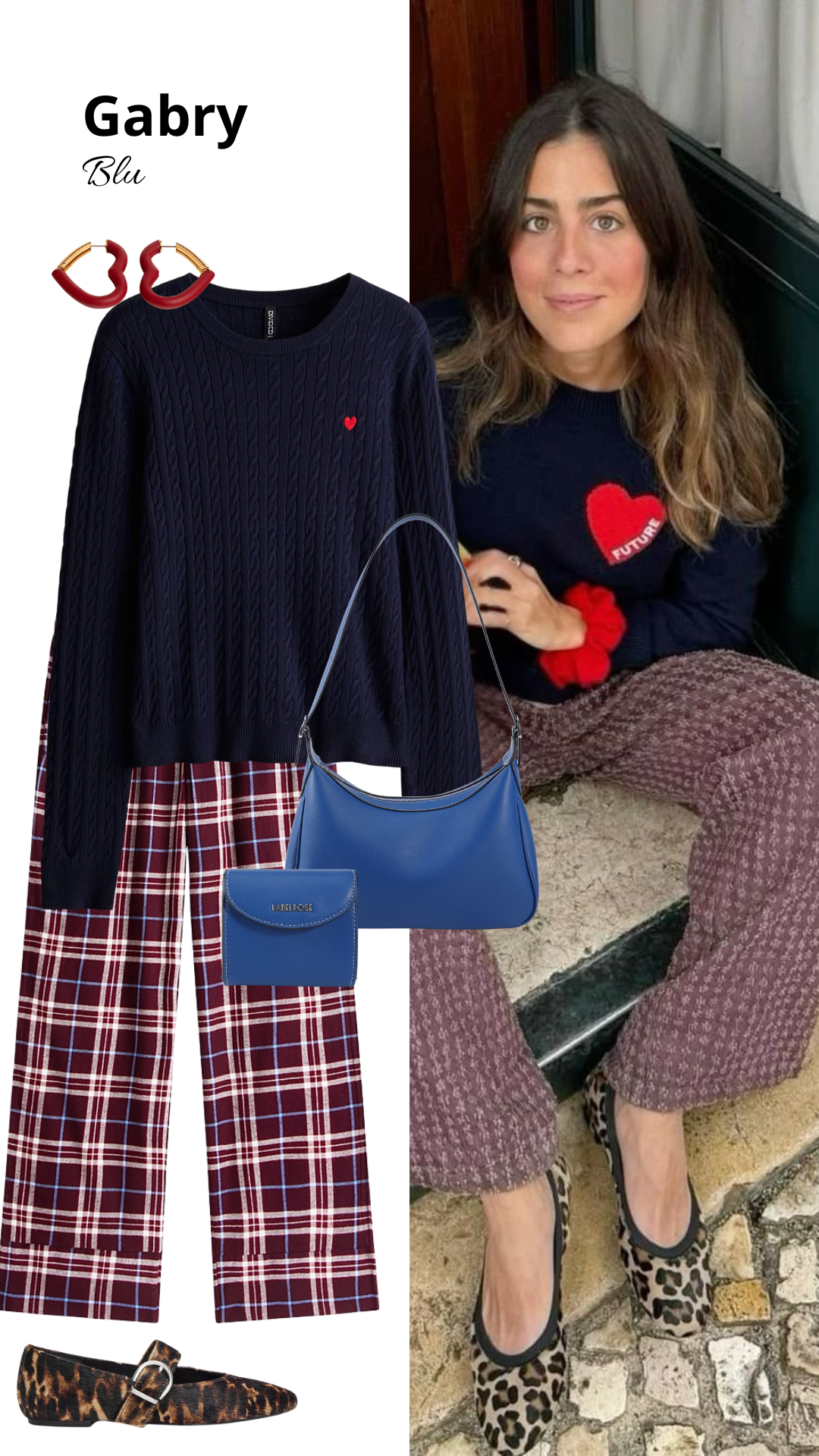 Borsa a spalla GABRY - BLUE