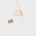 Borsa a mano PEARL- CREAM PEARL