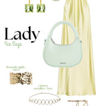 Mini bag a mano LADY - ICY SAGE