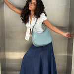 LILLIAN Shoulder Bag - CADET BLUE