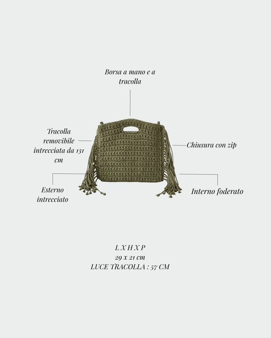 Borsa in tessuto COAST - GREEN