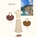 ABYSS Straw Bag - BROWN