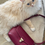 Borsa a spalla GWYNETH- CHERRY