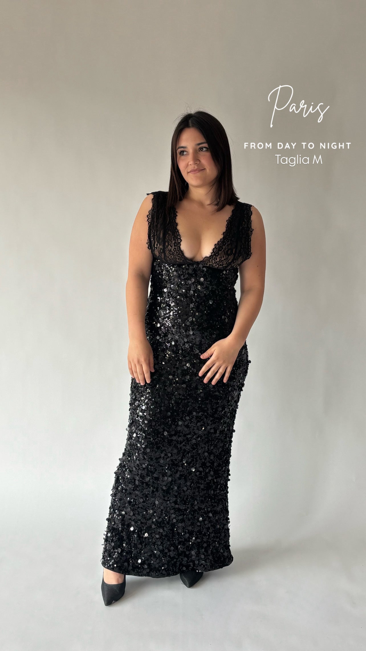 Dress PARIS - BLACK