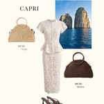 Bolso de paja DUNE - BEIGE