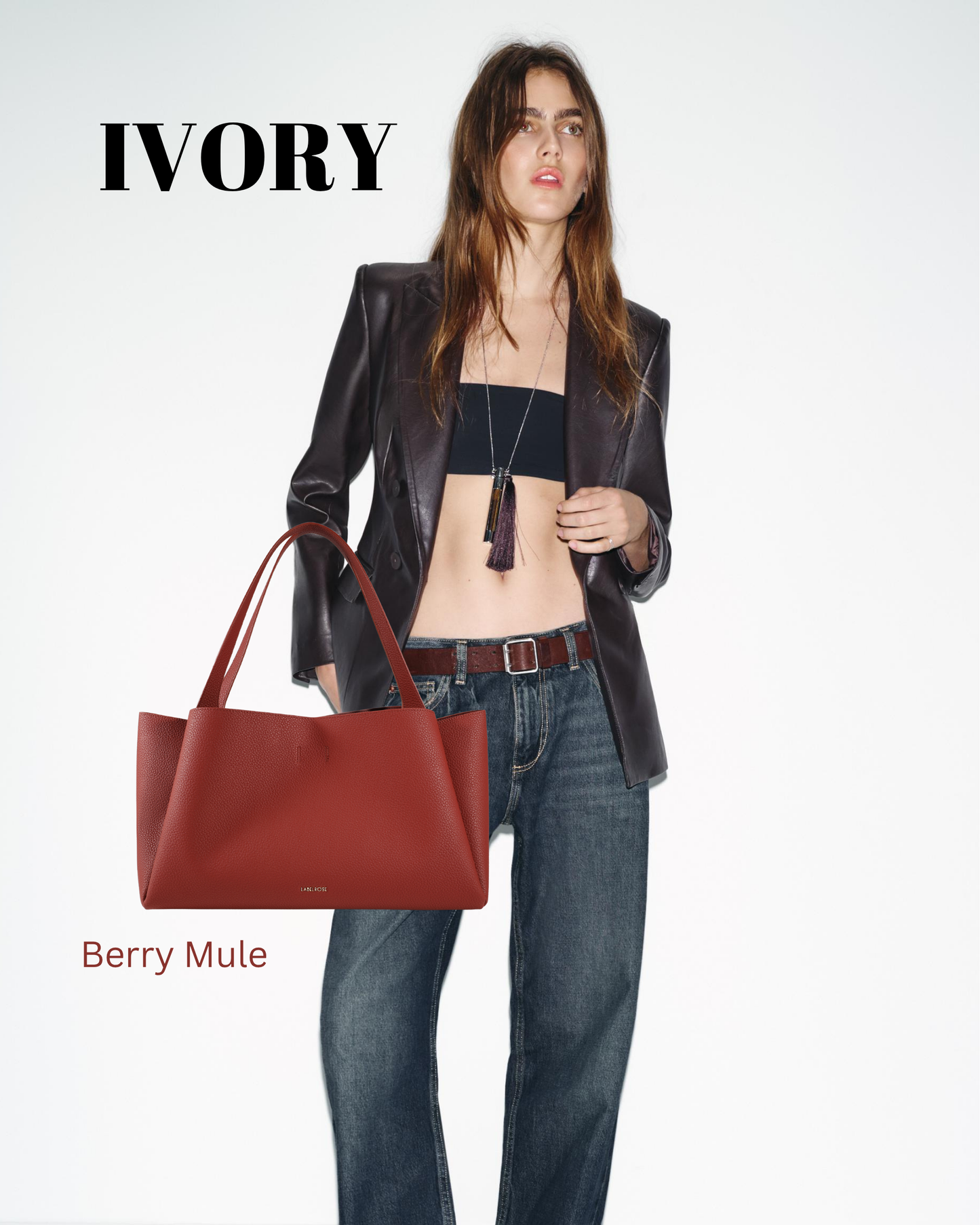Borsa a spalla IVORY - BERRY MULE