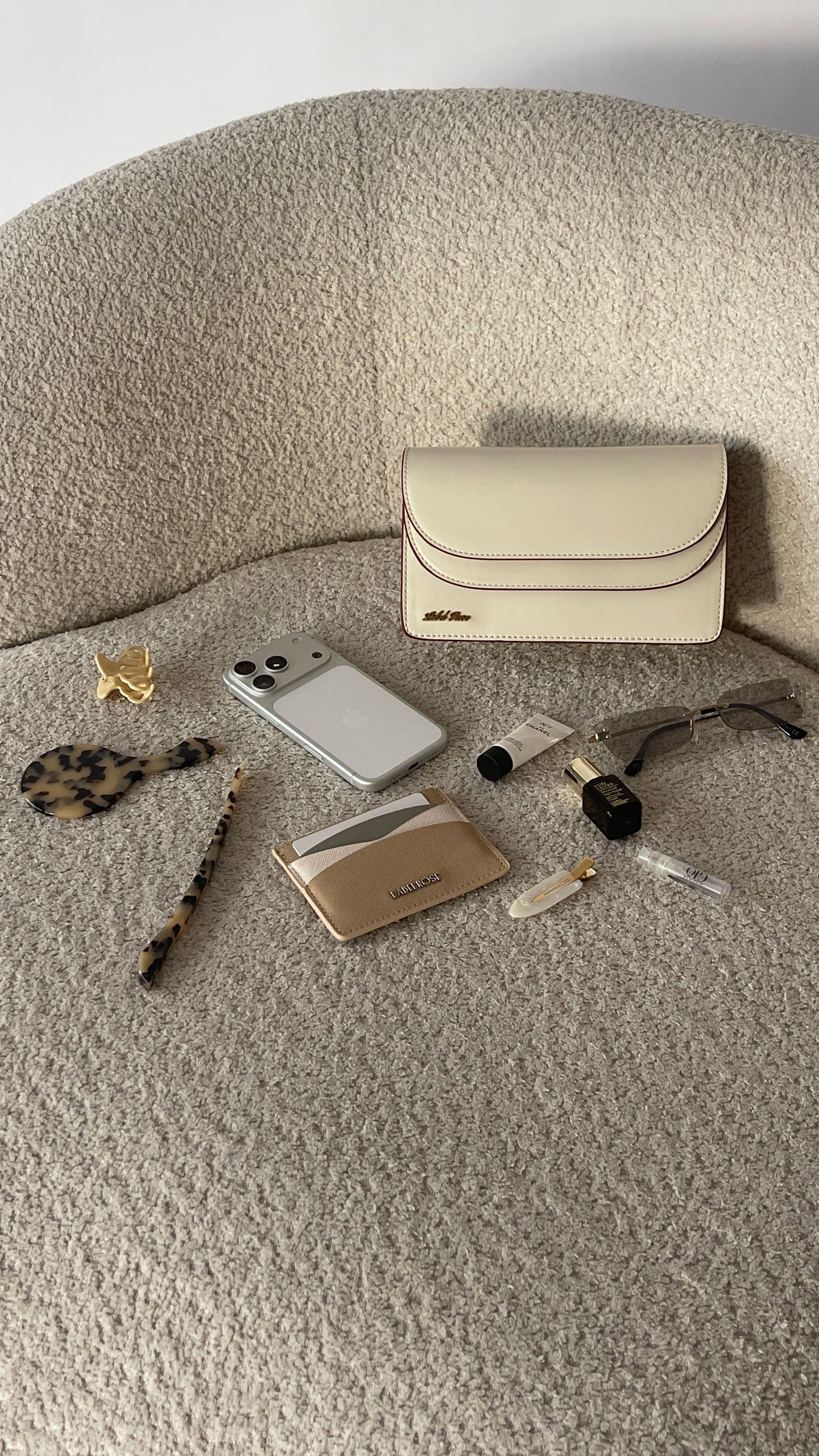 Borsa a spalla ARIANA - WHITE