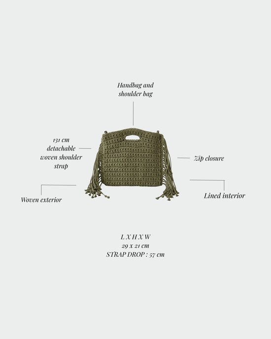 Borsa in tessuto COAST - GREEN